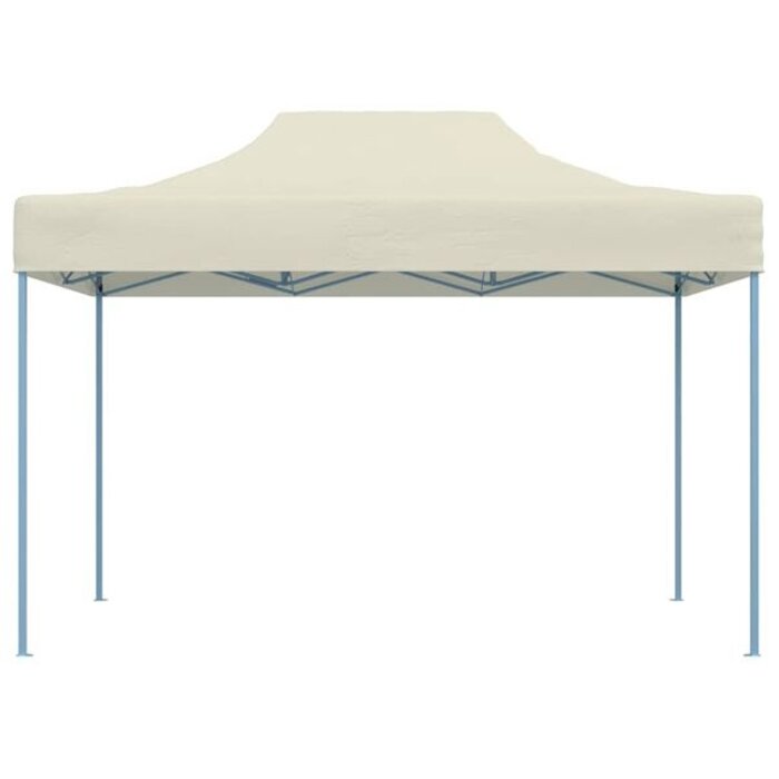 Vidaxl Tonnelle pliante 3x4 m en acier crème - 34% de remise