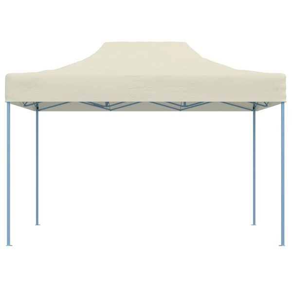 Vidaxl Tonnelle pliante 3x4 m en acier crème - 34% de remise