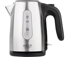 Bouilloire électrique 1L Noir et Chrome S - 35% de remise