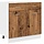 Meuble sous-évier Lyon 80cm aspect vieux bois - 34% de remise