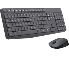Logitech Ensemble clavier et souris sans fil QWERTZ - 29% de remise - Gris