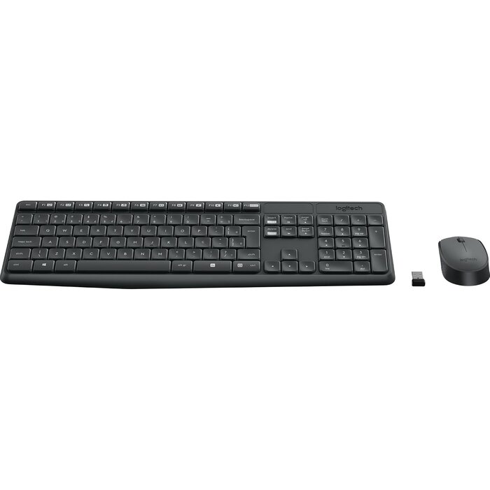 Logitech Ensemble clavier souris sans fil QWERTZ gris - 32% de remise