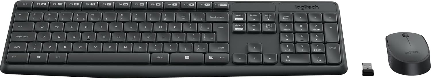Logitech Ensemble clavier souris sans fil QWERTZ gris - 32% de remise