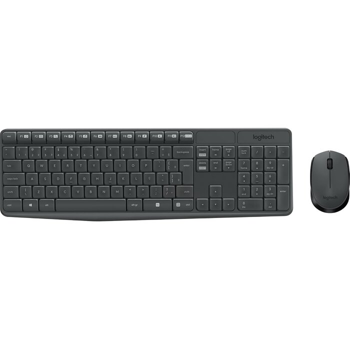 Logitech Ensemble clavier souris sans fil QWERTZ gris - 32% de remise