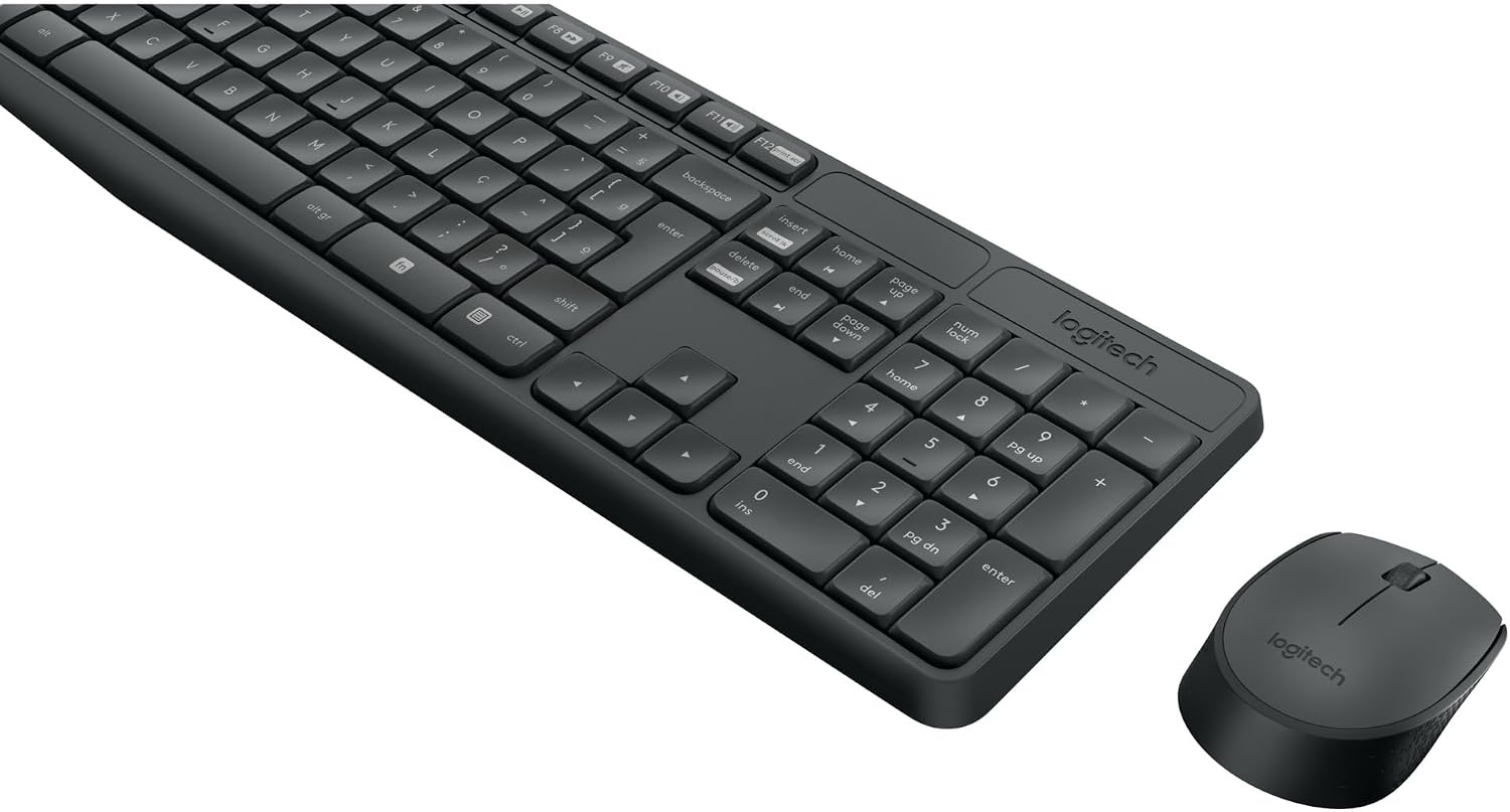 Logitech Ensemble clavier souris sans fil QWERTZ gris - 32% de remise
