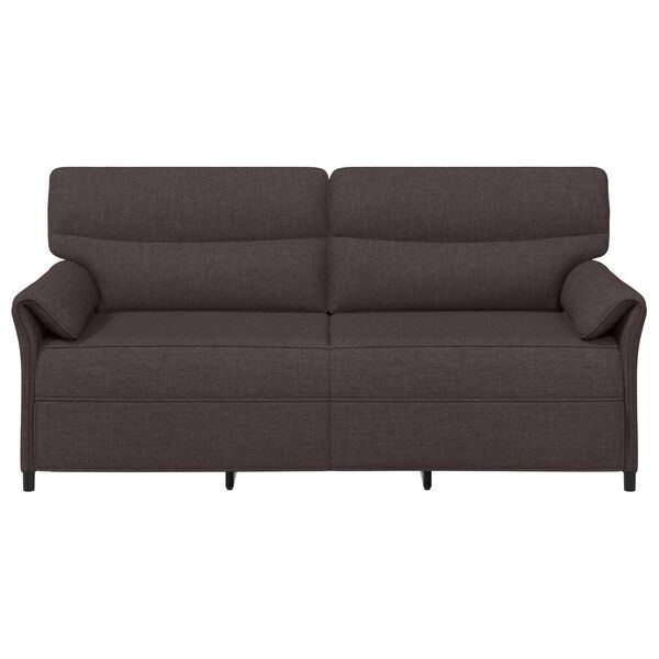 Vidaxl Canapé 3 places marron foncé 198 cm - 35% de remise