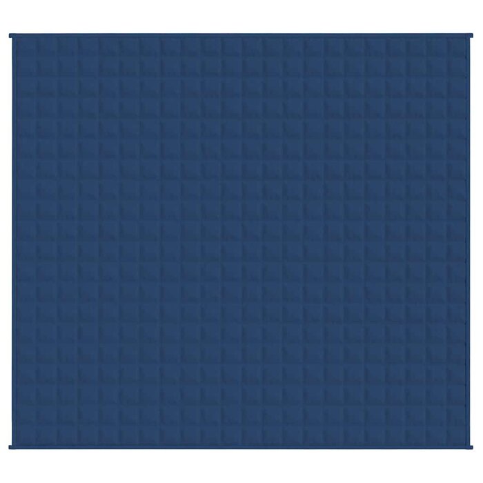Vidaxl Couverture lestée 220x235 cm 15 kg - Bleu - 35% de remise