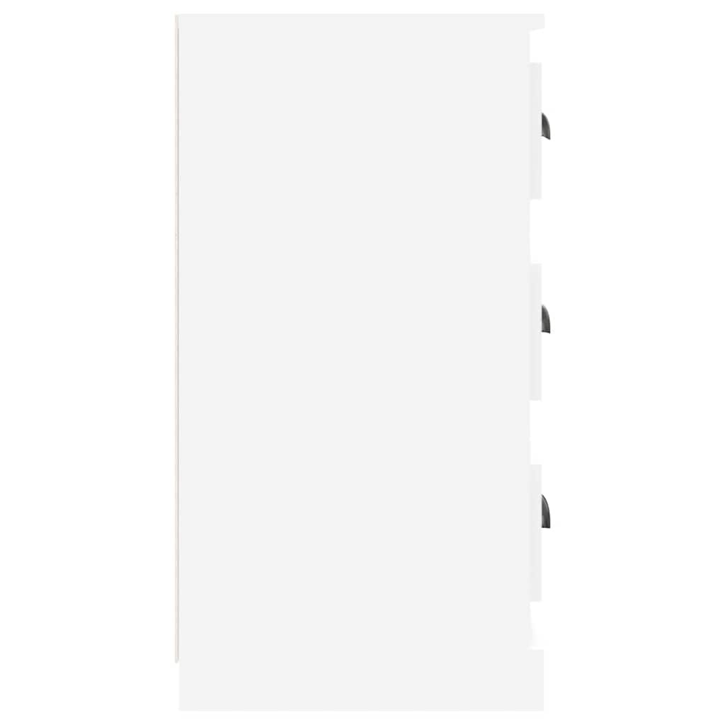 Vidaxl Buffet blanc brillant 70x35x67,5 cm - 34% de remise