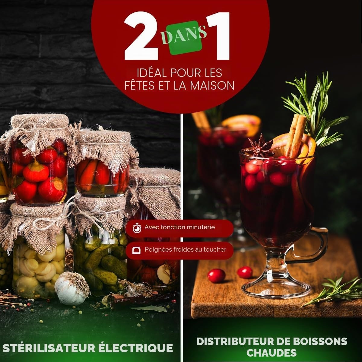 Stérilisateur 32L Chrome noir XL - 34% de remise