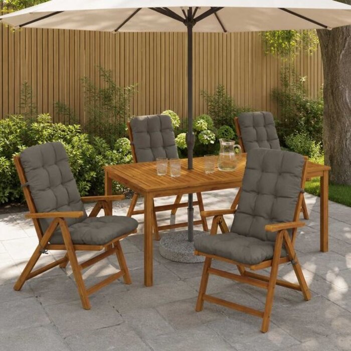 Vidaxl Lot de 4 coussins pour chaise haute VIANEN, 120x50cm - 34% de remise