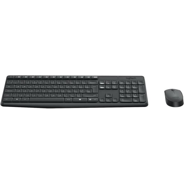 Logitech Ensemble clavier souris sans fil QWERTY US Gris - 31% de remise
