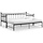Canapé-lit gigogne métal noir 90x200 cm - 35% de remise