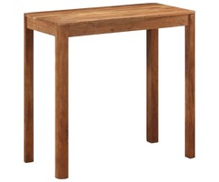 Vidaxl Table de bar en bois d'acacia massif miel - 110x55x106 cm - 41% de remise