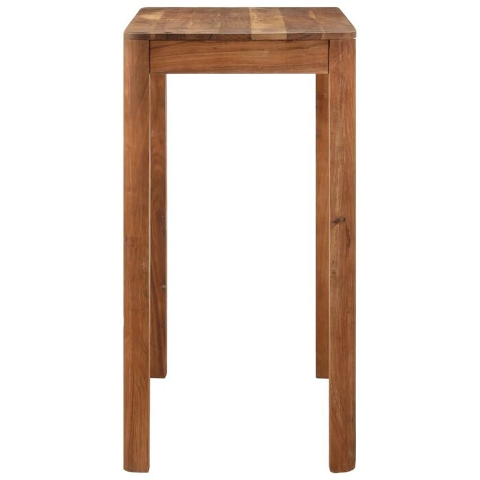 Vidaxl Table de bar en acacia massif - 110x55x106 cm - 35% de remise
