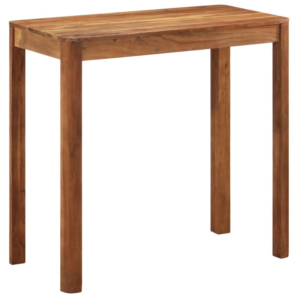 Vidaxl Table de bar en acacia massif - 110x55x106 cm - 35% de remise