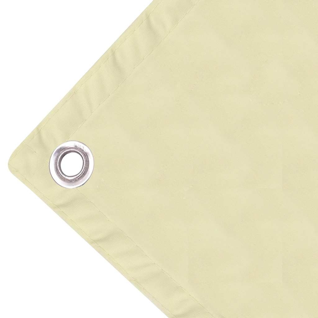 Vidaxl Pare-vue pour balcon 90x600 cm crème - 31% de remise