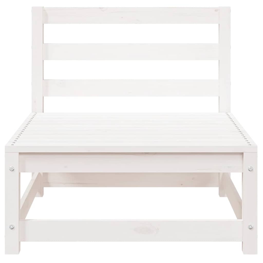 Vidaxl Banc de jardin 2 places en bois de pin blanc 140 cm - 35% de remise