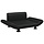 Panier pour chien en similicuir noir 70x45x28 cm - 34% de remise