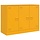 Buffet en acier jaune moutarde 99x39x73 cm - 35% de remise