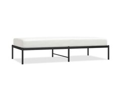 Vidaxl Cadre de lit métal noir 90x190 cm - 34% de remise