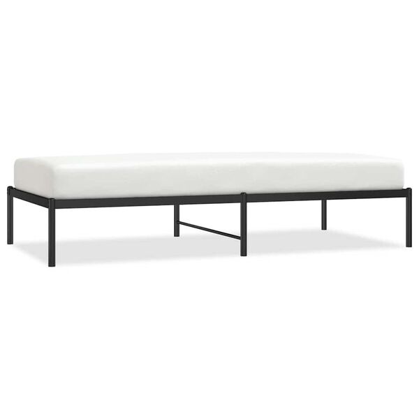 Vidaxl Cadre de lit métal noir 90x190 cm - 34% de remise