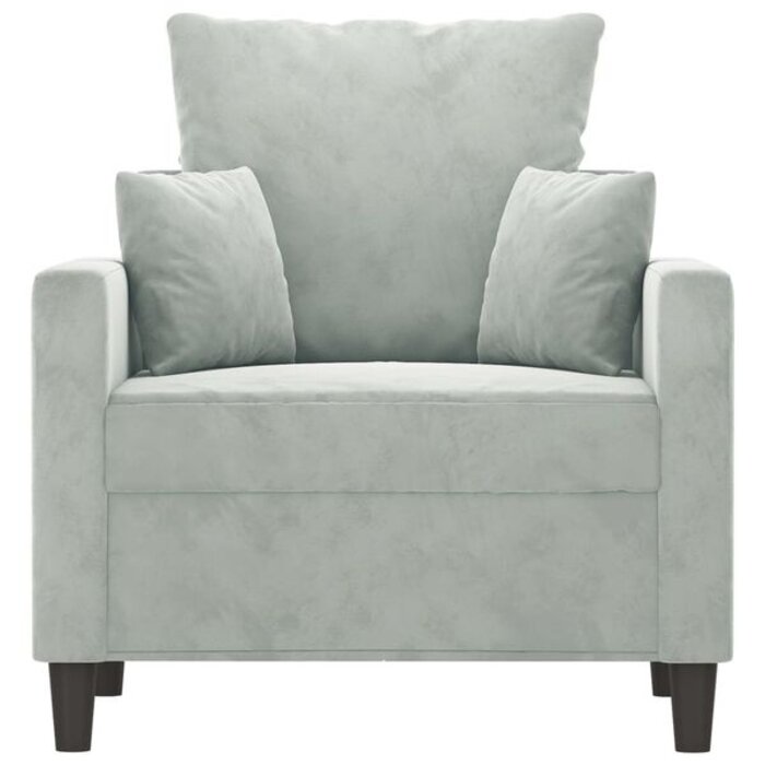 Vidaxl Canapé 2 places en velours rouge vin - 120 cm - 35% de remise