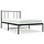 Cadre de lit métal noir 100x190 cm - 33% de remise