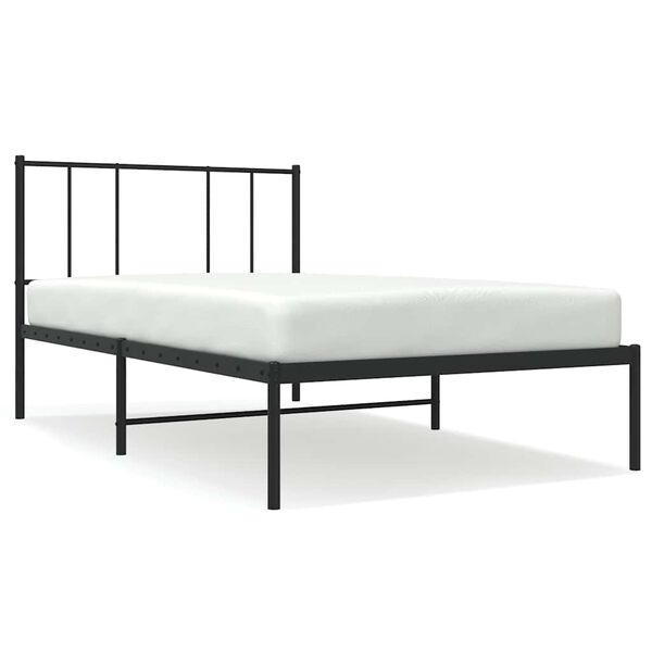 Vidaxl Cadre de lit métal noir 100x190 cm - 33% de remise