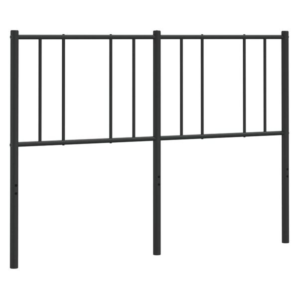 Vidaxl Tête de lit en métal noir 135 cm - 32% de remise