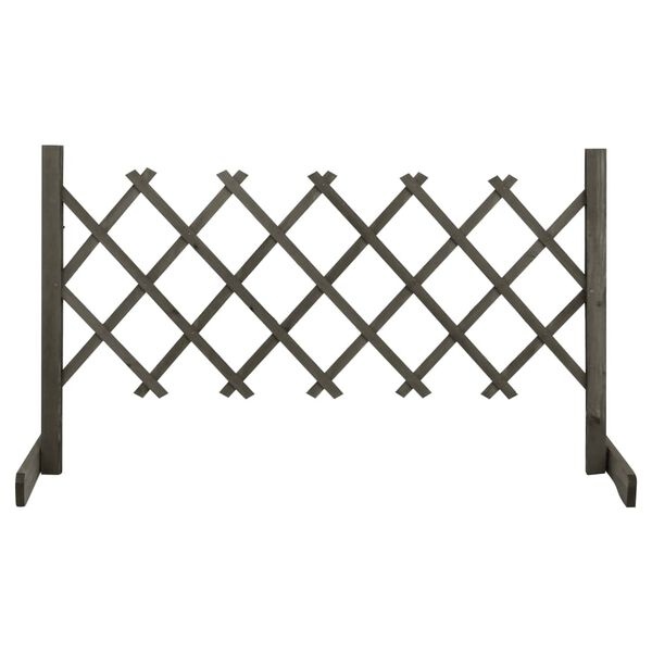 Vidaxl Treillis de jardin extensible 120x60 cm gris - 30% de remise