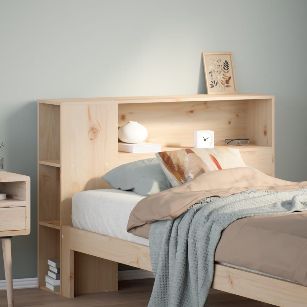 Vidaxl Tête de lit avec rangement 75 cm en pin massif - 34% de remise
