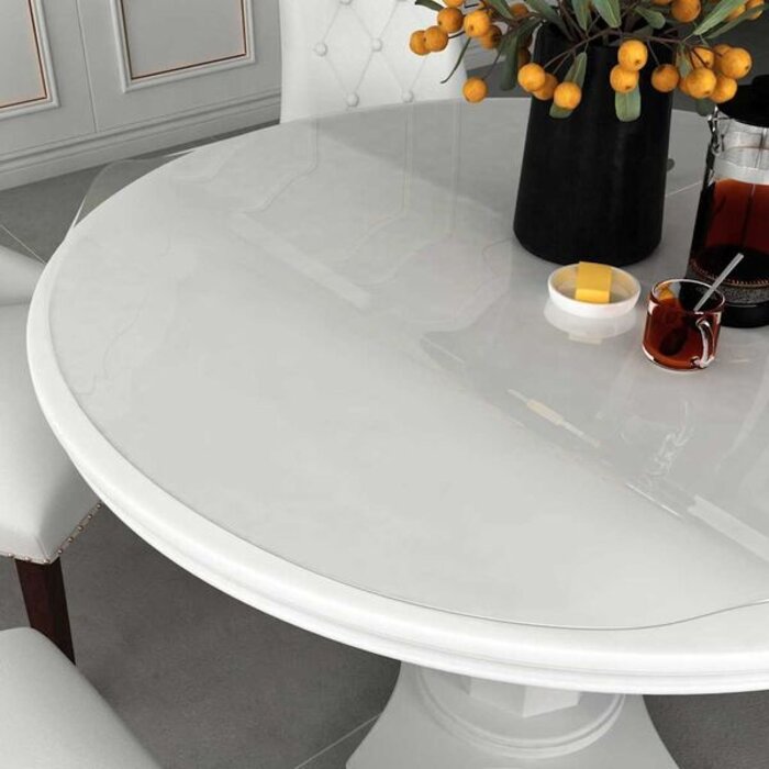 Vidaxl Protège-table rond PVC 110 cm, 2 mm - 32% de remise