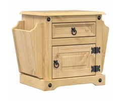 Vidaxl Table de chevet rustique en pin massif - 34% de remise