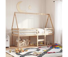 Vidaxl Cadre de lit enfant forme maison pin massif 209x85cm - 33% de remise
