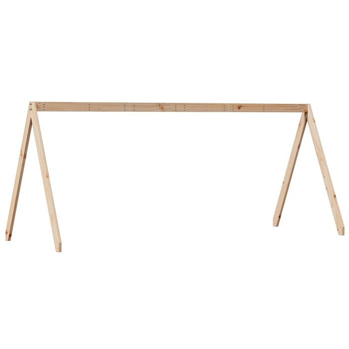 Vidaxl Cadre de lit enfant forme maison pin massif 209x85cm - 33% de remise