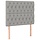 Tête de lit en tissu gris clair 100x7x118/128 cm - 33% de remise