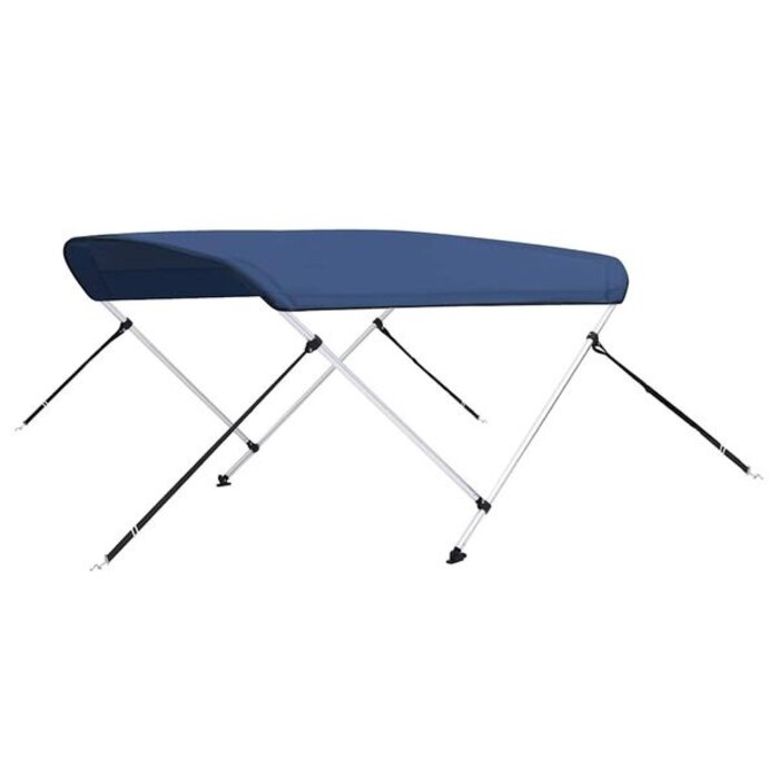 Vidaxl Bimini pour bateau 2 arceaux 180x150x110 cm bleu marine - 34% de remise