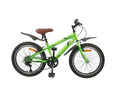 Vidaxl Vélo enfant 24 pouces 6 vitesses Vert - 35% de remise