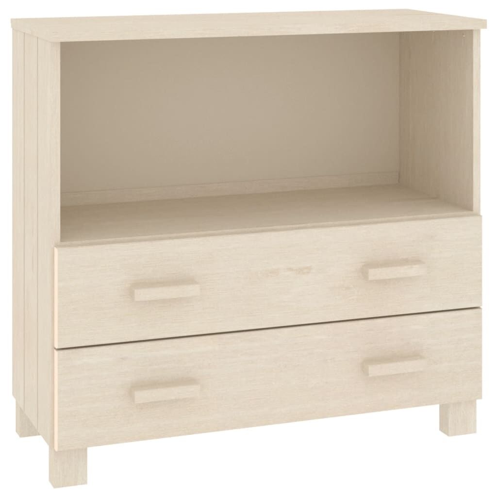 Vidaxl Buffet HAMAR en bois massif brun miel - 85x35x80 cm - 49% de remise