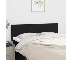 Vidaxl Tête de lit en tissu noir 144 cm - 33% de remise