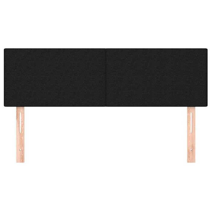 Vidaxl Tête de lit en tissu noir 144 cm - 33% de remise