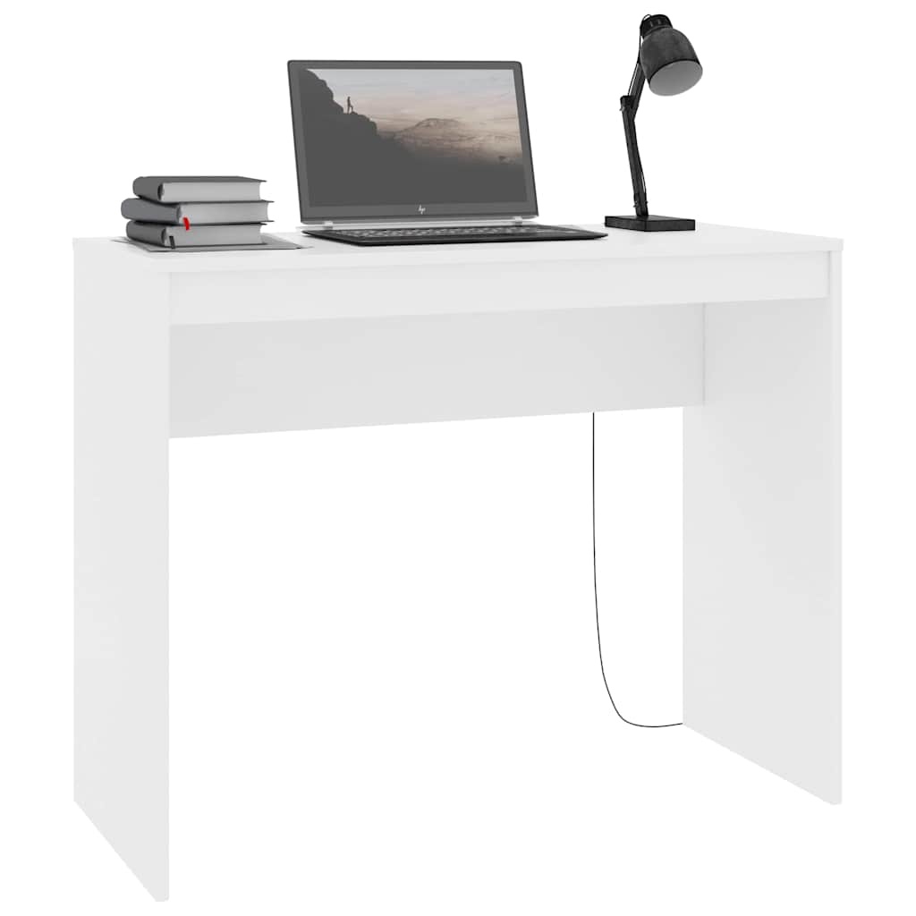 Vidaxl Bureau moderne blanc 90x40x72 cm - 33% de remise