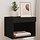 Table de chevet murale LED noir 40x30x30 cm - 32% de remise
