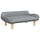 Canapé pour chien 70x40x24 cm gris clair - 33% de remise