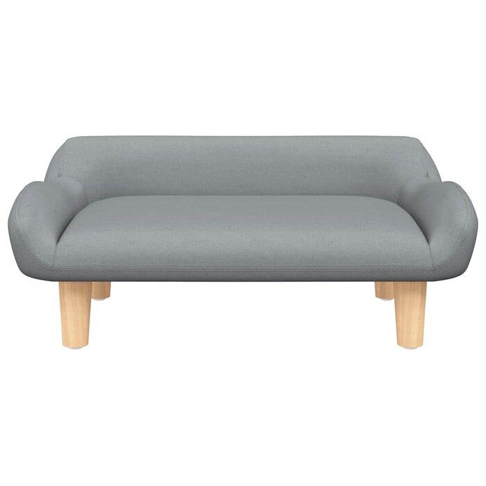 Vidaxl Canapé pour chien 70x40x24 cm gris clair - 33% de remise