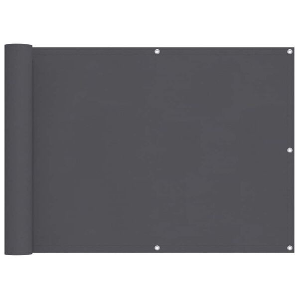 Vidaxl Brise-vue pour balcon 75x600 cm Anthracite - 31% de remise
