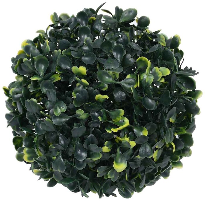 Vidaxl Lot de 4 boules de buis artificielles 12 cm - Vert - 31% de remise