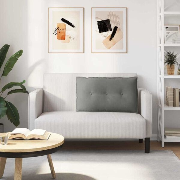 Vidaxl Coussin de dossier 80x50x19cm Gris foncé - 31% de remise - Déballé