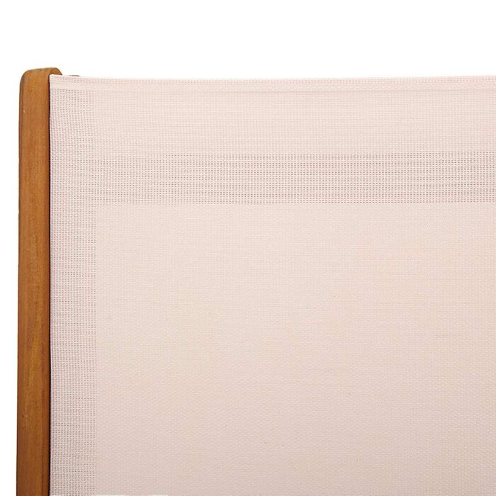 Vidaxl Lot de 2 chaises pliantes de jardin en acacia et textilène - 35% de remise