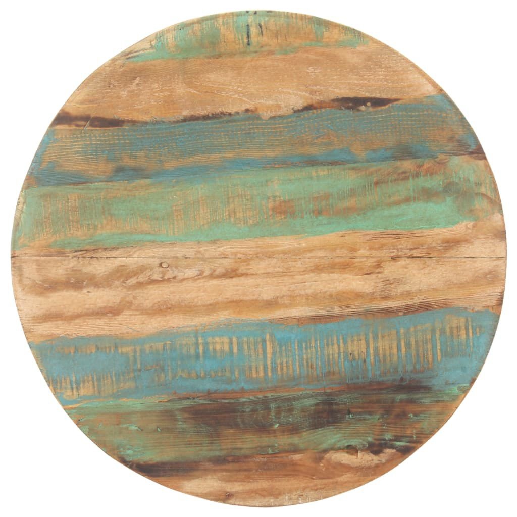 Vidaxl Table à manger ronde 80 cm en bois massif recyclé - 39% de remise